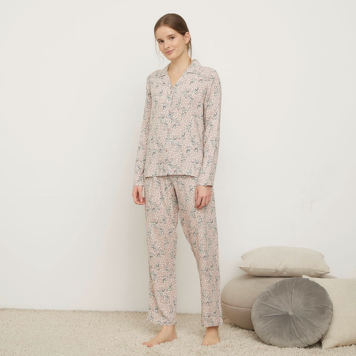 DISNEY - Pijama Camisero Bambi Mujer Disney