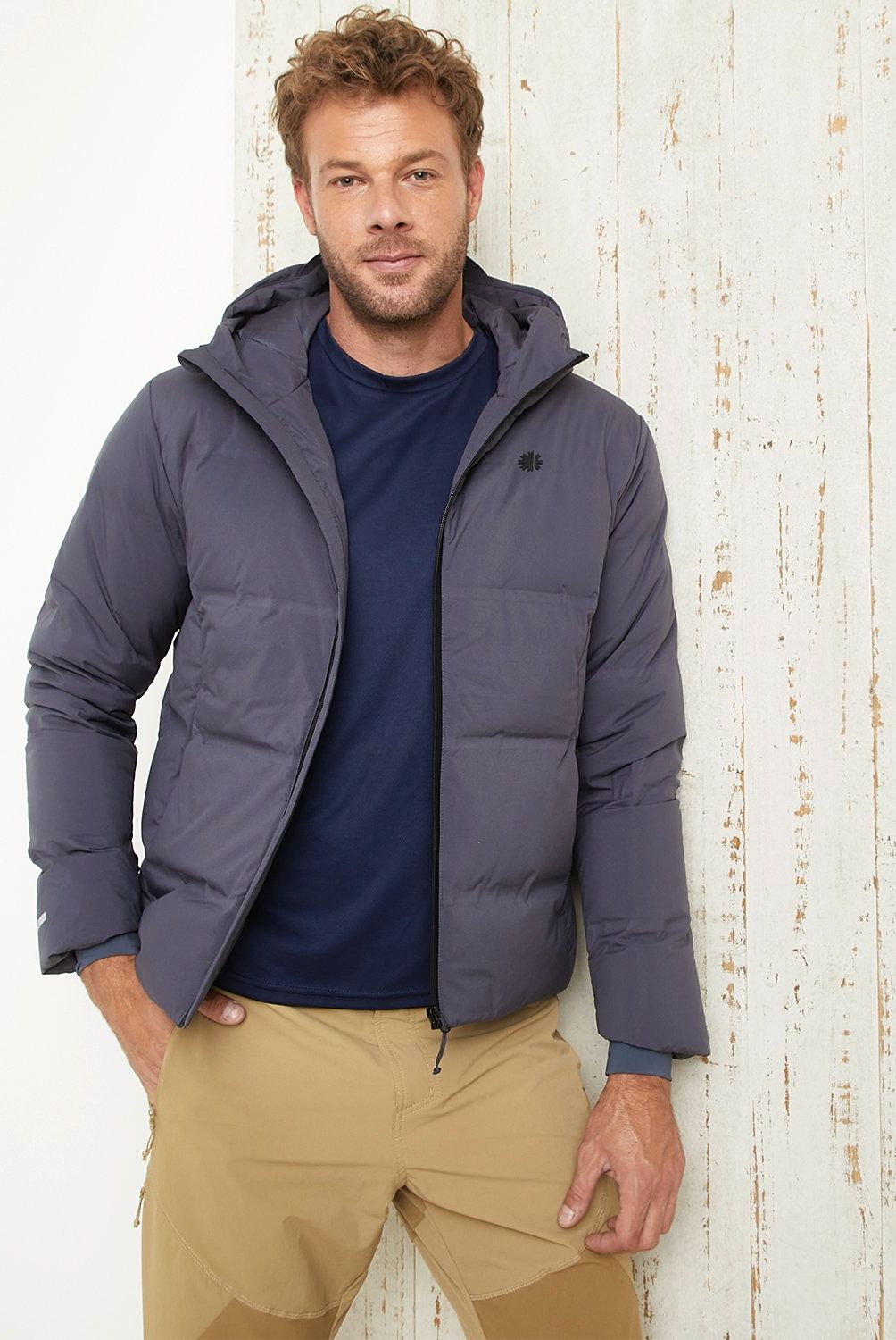 MOUNTAIN GEAR - Parka Deportiva Pluma Hombre Mountain Gear