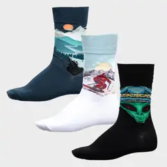 BEARCLIFF - Pack De 3 Calcetines Sport Hombre