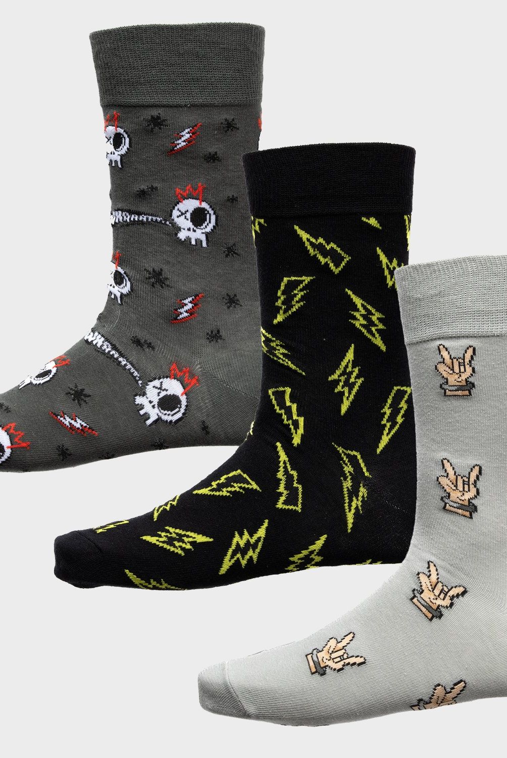 BEARCLIFF - Pack De 3 Calcetines Sport Hombre Bearcliff