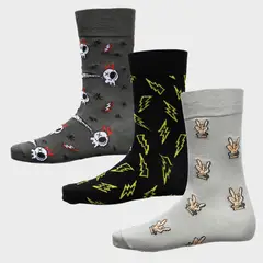 BEARCLIFF - Pack De 3 Calcetines Sport Hombre