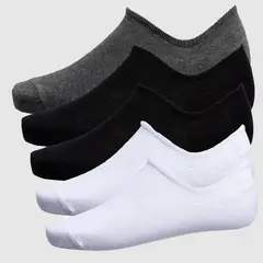 BEARCLIFF - Pack De 5 Calcetines Invisibles Hombre