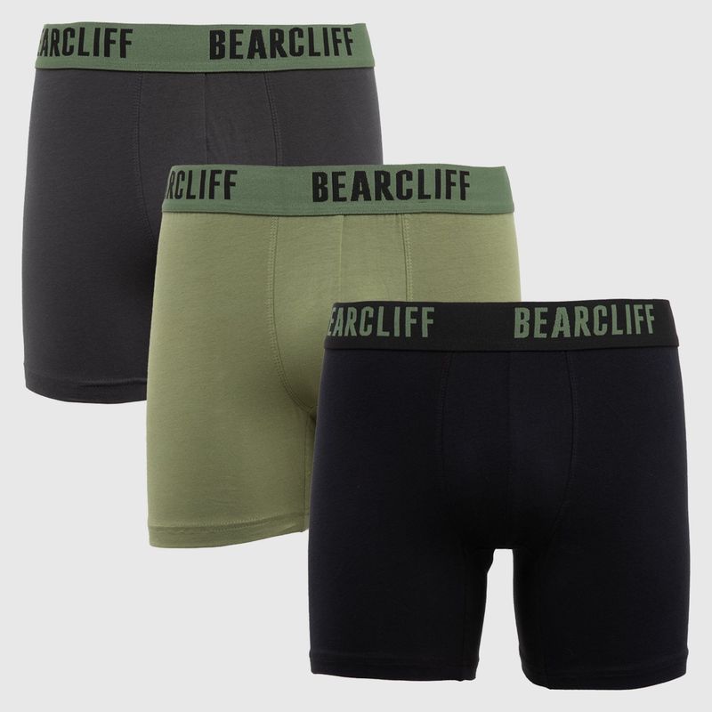 BEARCLIFF - Pack De 3 Boxers Algodón Hombre Bearcliff