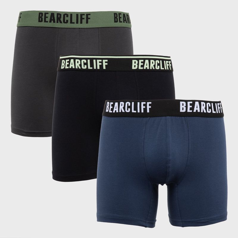 BEARCLIFF - Pack De 3 Boxers Algodón Hombre Bearcliff