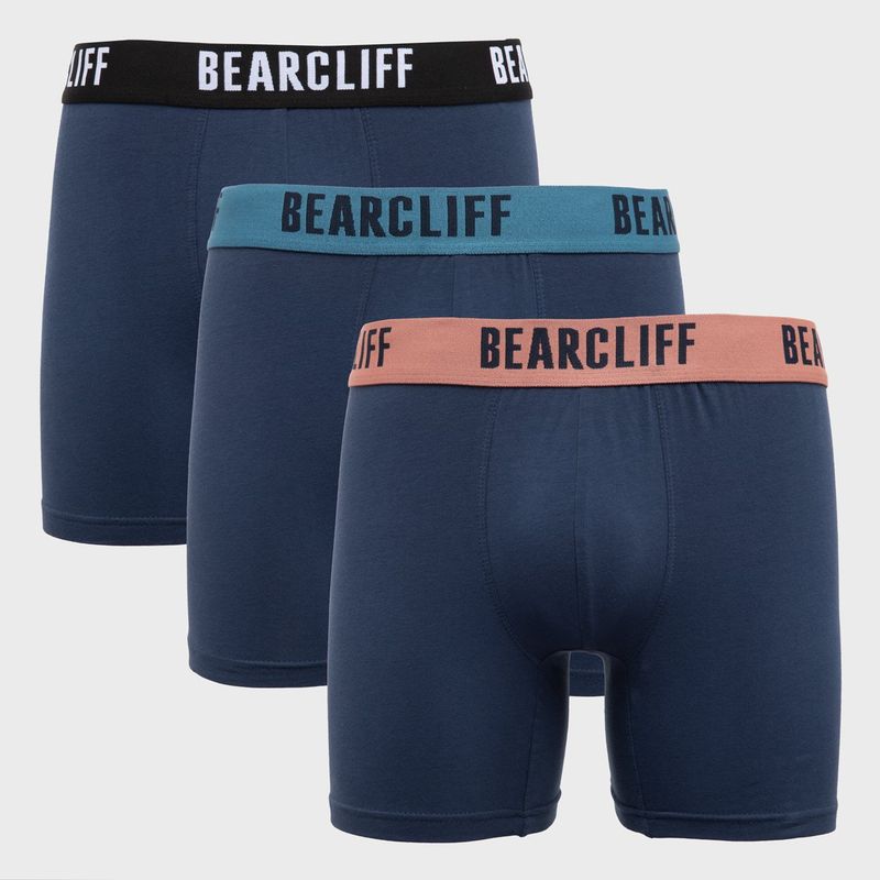 BEARCLIFF - Pack De 3 Boxers Algodón Hombre Bearcliff
