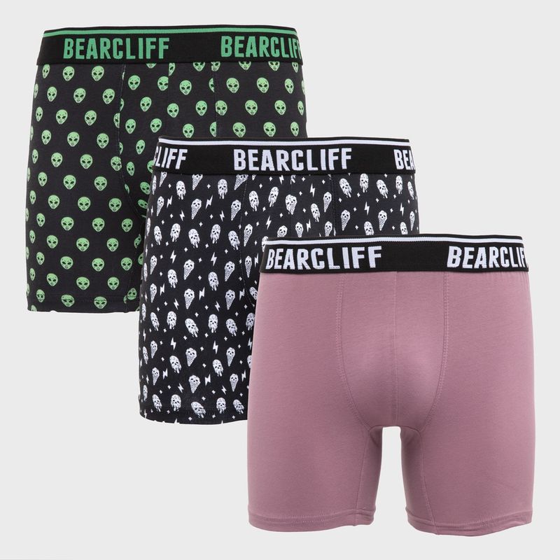 BEARCLIFF - Pack De 3 Boxers Algodón Hombre Bearcliff