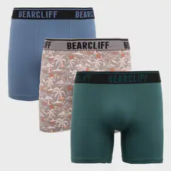 BEARCLIFF - Pack De 3 Boxers Algodón Hombre