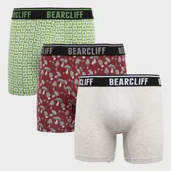 BEARCLIFF - Pack De 3 Boxers Algodón Hombre