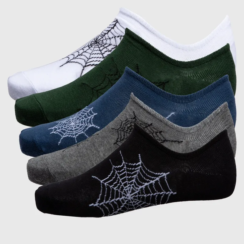 BEARCLIFF - Pack De 5 Calcetines Invisibles Hombre Bearcliff