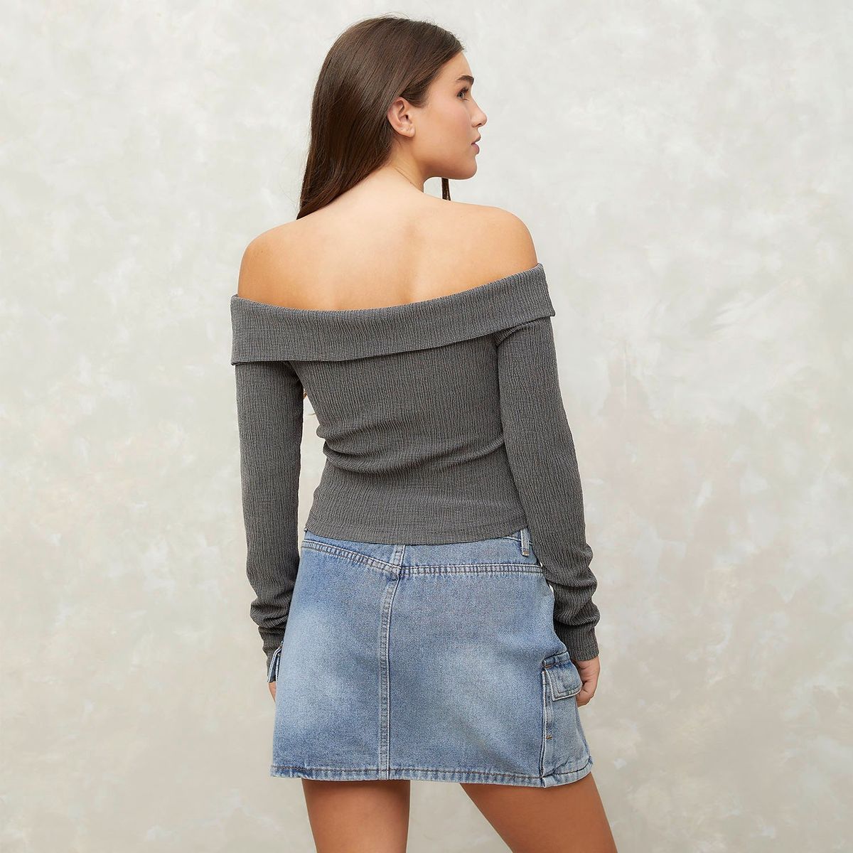 SYBILLA - Polera Manga Larga Mujer Sybilla