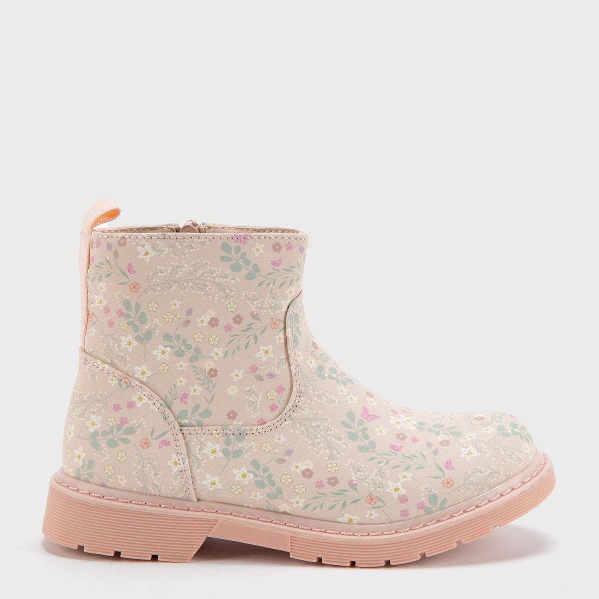 YAMP - Botines Niña Yamp Estampado Floral Rosado