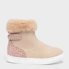 YAMP - Botines Niña Sintético Beige con Chiporro