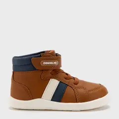 CONIGLIO - Zapatillas Urbanas Niño Café