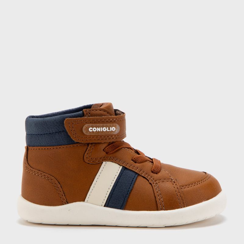 CONIGLIO - Zapatillas Urbanas Niño Coniglio Café