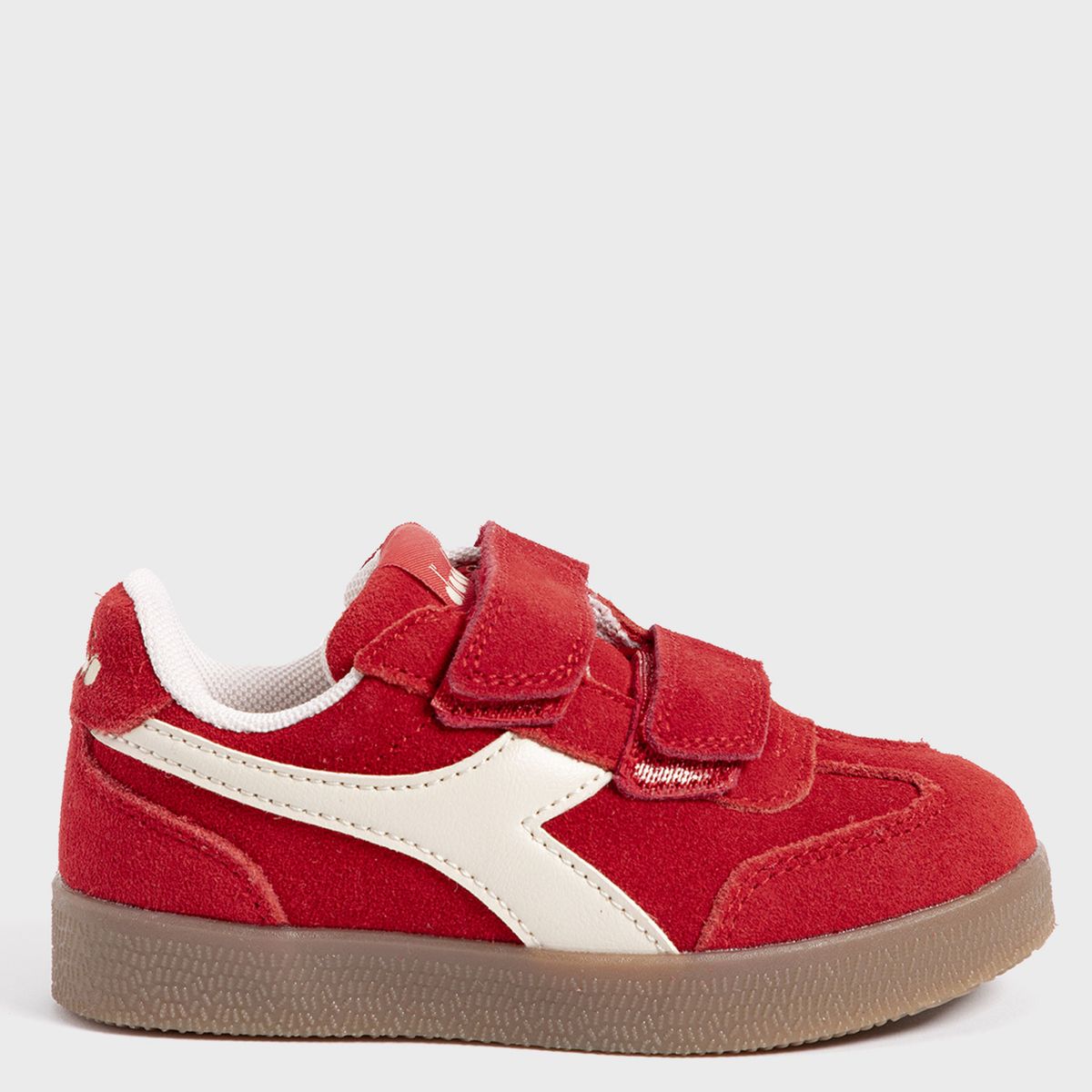 DIADORA - Bamtelo Zapatilla Urbana Niña Cuero Rojo (22 a 26) Diadora