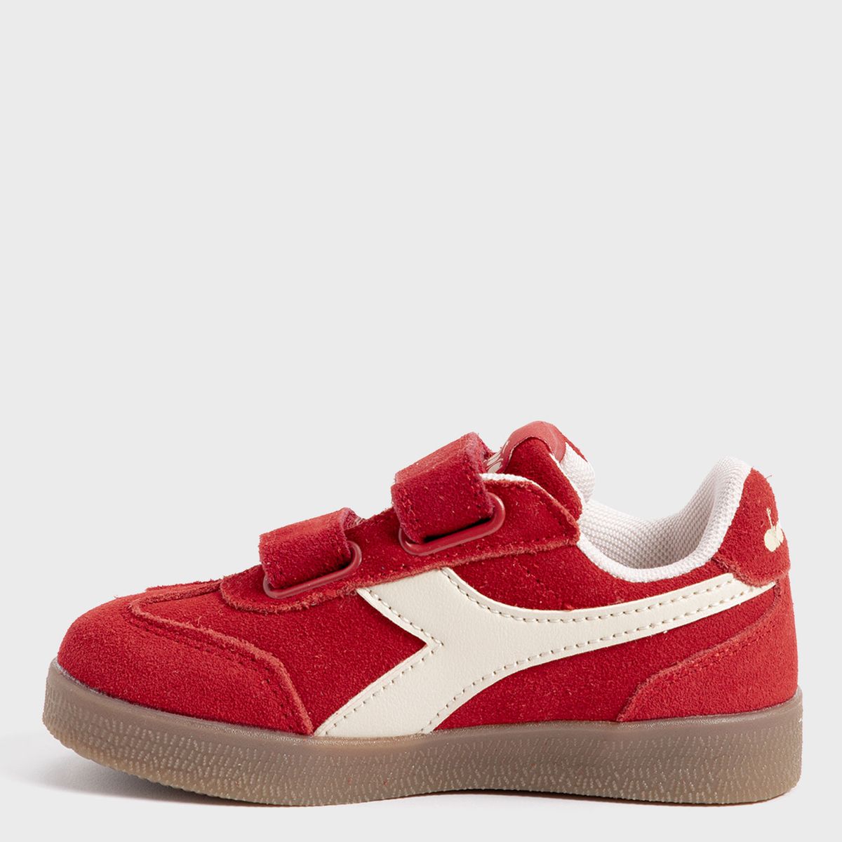 DIADORA - Bamtelo Zapatilla Urbana Niña Cuero Rojo (22 a 26) Diadora