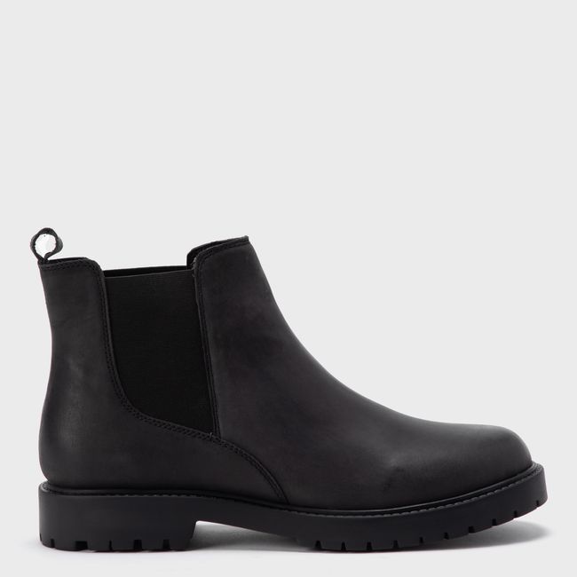 AMERICANINO - Botín Mujer Cuero Negro Americanino