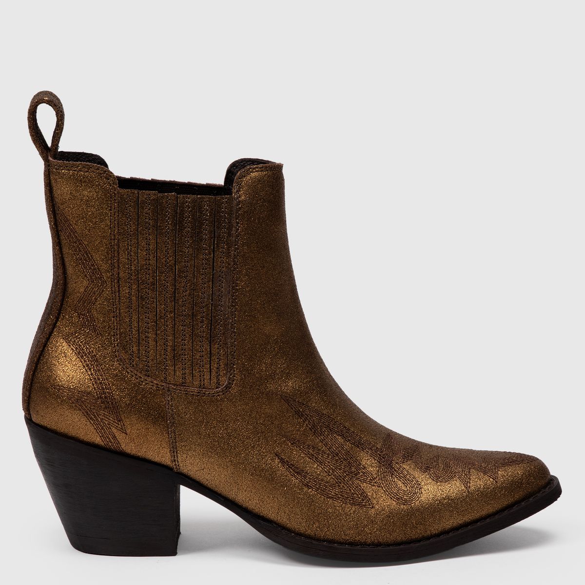AMERICANINO - Botín Mujer Dorado Americanino