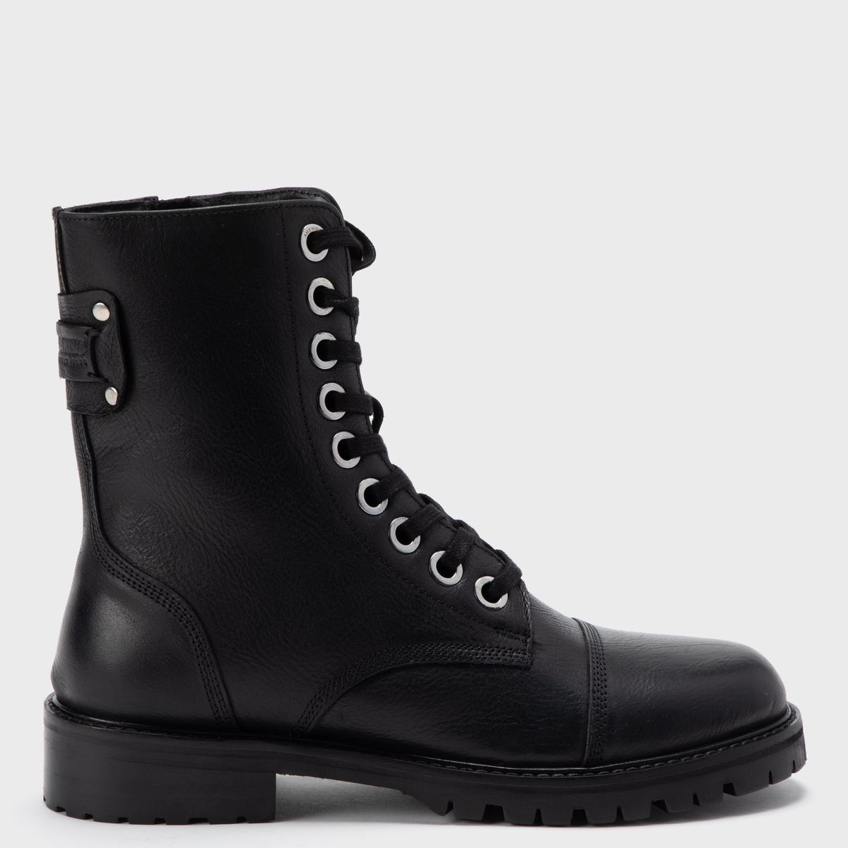 AMERICANINO - Botín Mujer Cuero Negro Americanino