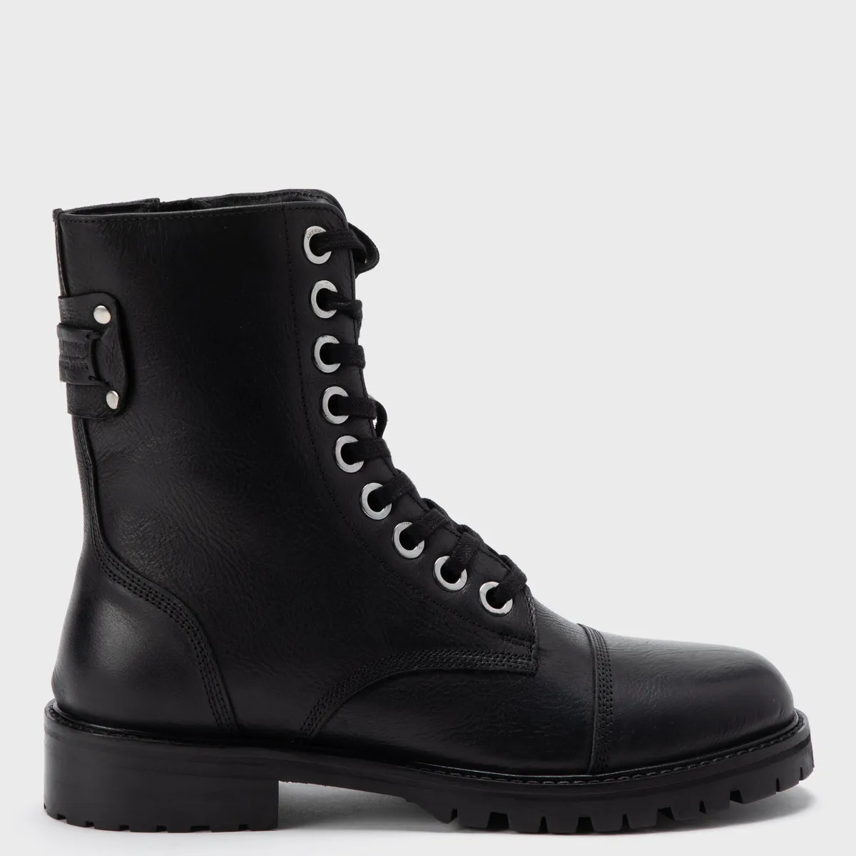 AMERICANINO - Botín Mujer Cuero Negro Americanino