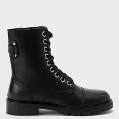 AMERICANINO - Botin Mujer Cuero Negro
