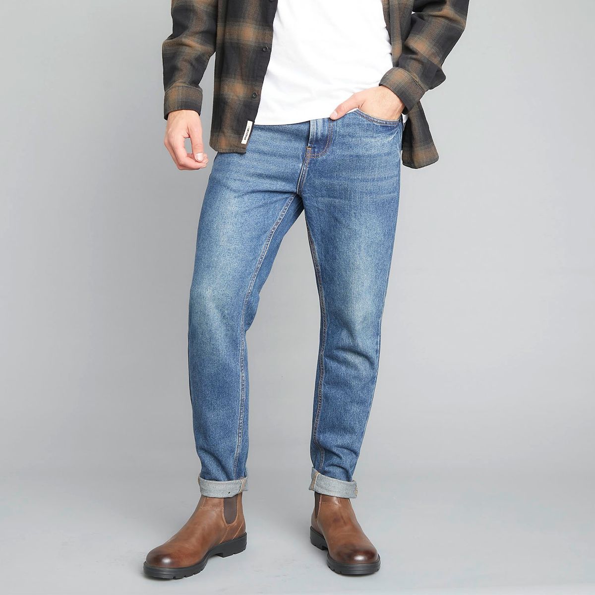 AMERICANINO - Botas De Cuero Americanino Café Hombre