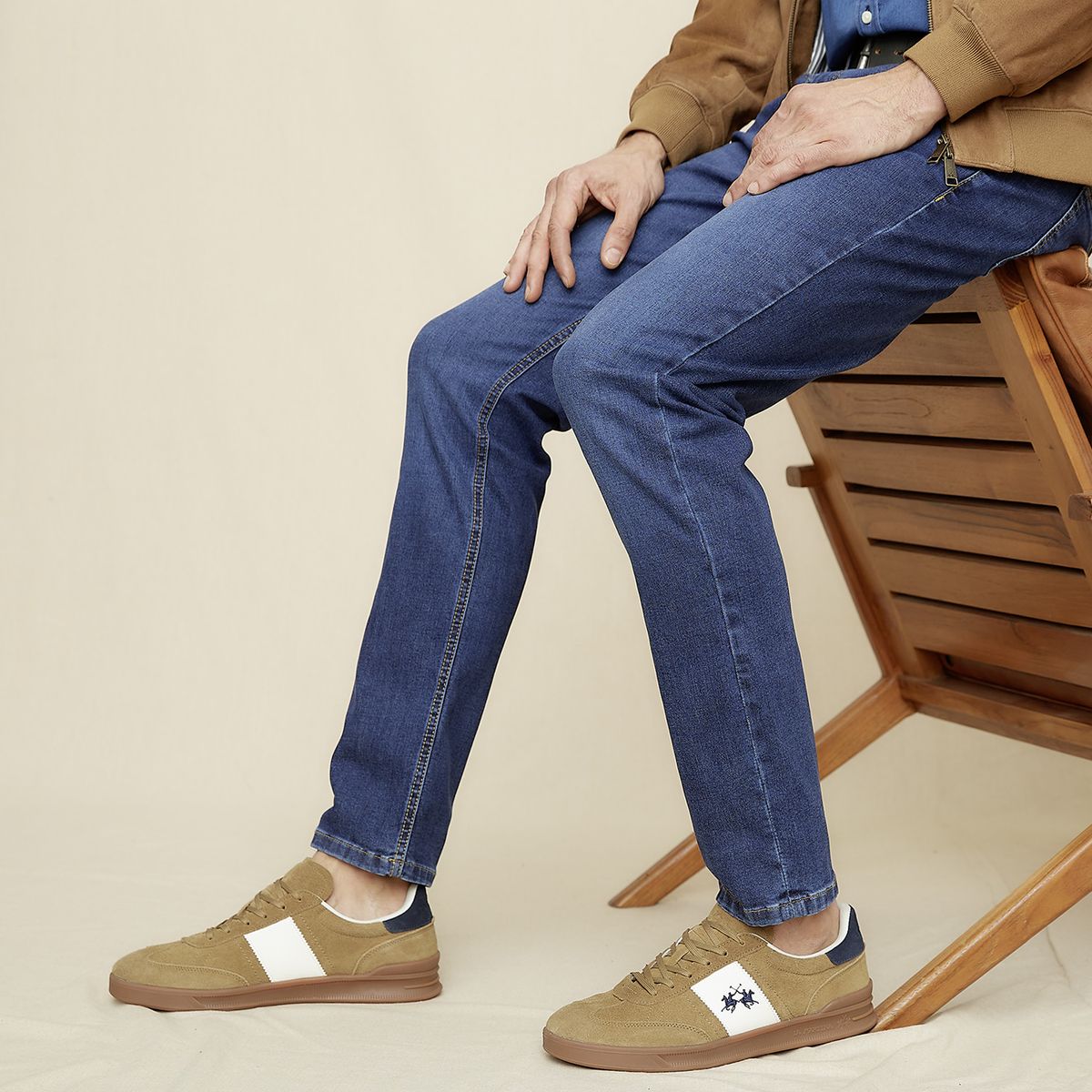 LA MARTINA - Zapatilla Urbana Hombre Café La Martina