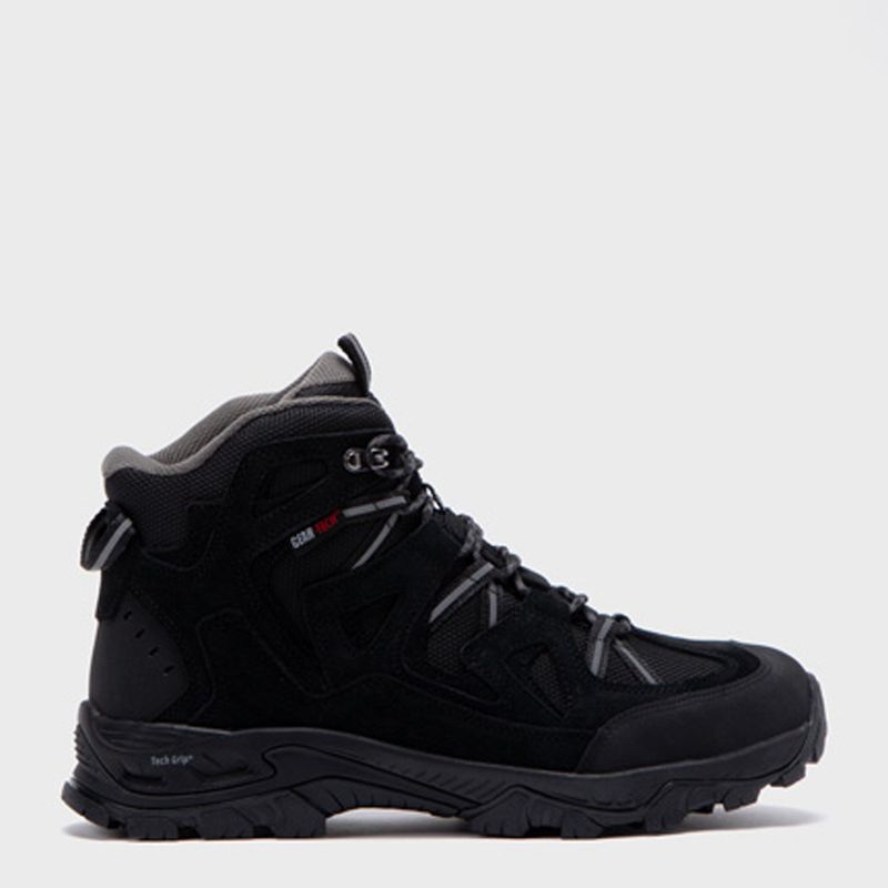 MOUNTAIN GEAR - Outdoor Andino Bota Hombre Negro Mountain Gear