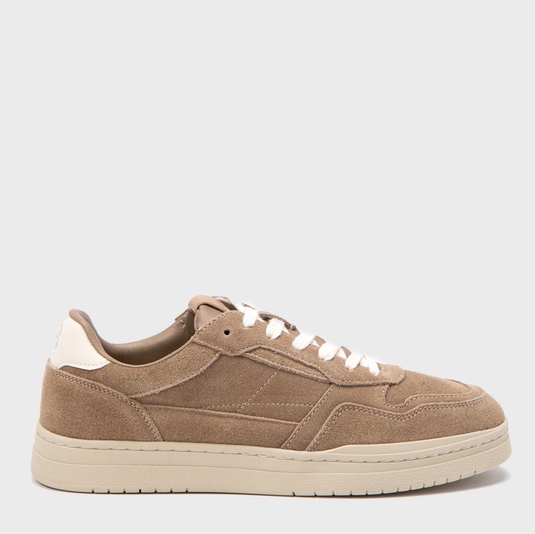 Zapatilla Urbana Hombre Cuero Café
