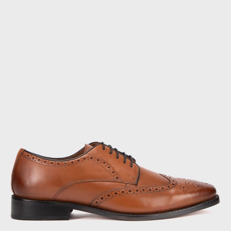 LA MARTINA - Zapato Casual Hombre Cuero Café La Martina