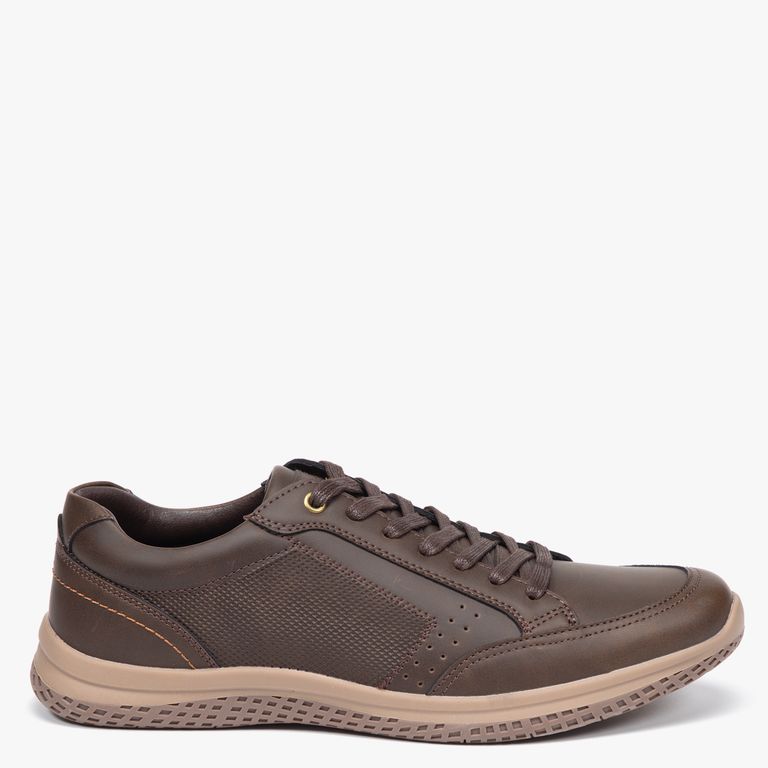 Zapato Casual Hombre Café