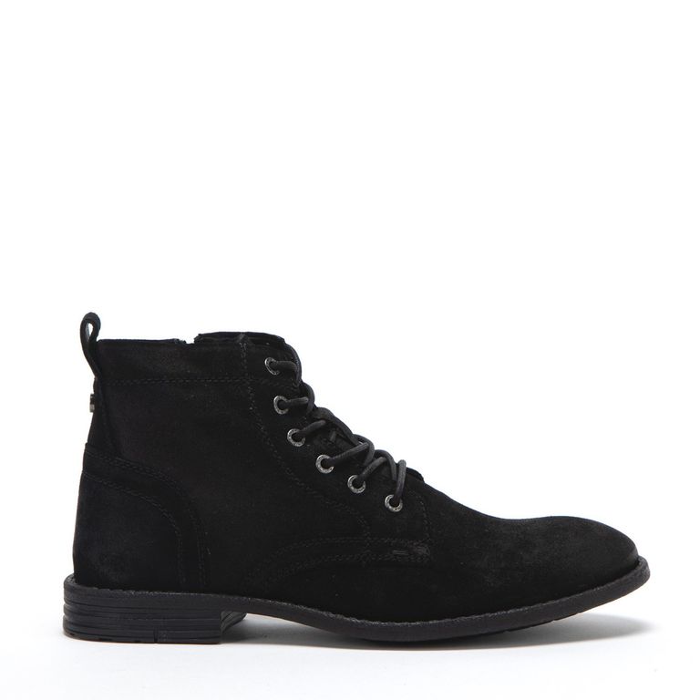 Botas Hombre Cuero Ajuste Cordones