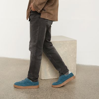 Imagen 2 del producto Zapatilla Urbana Hombre Cuero Azul