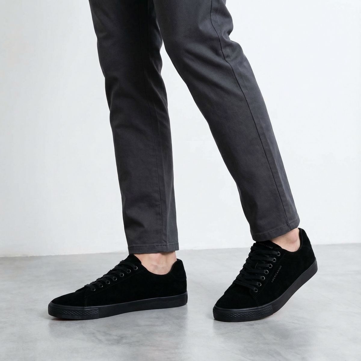 AMERICANINO - Iggy Zapatilla Urbana Hombre Negro Americanino