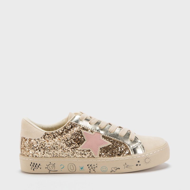 ELEVEN - Zapatilla Urbana Niña Dorado (33 a 38) Eleven