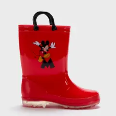 DISNEY - Bota de Agua Niño Rojo (27 a 33)