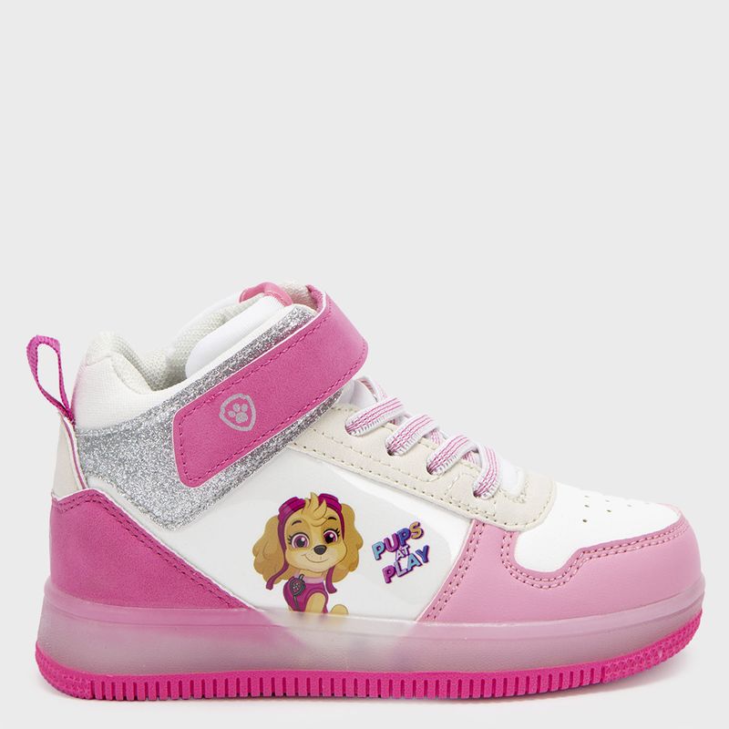 PAW PATROL - Tall K R Zapatilla Urbana Niña Rosado (22 a 24)  Paw Patrol