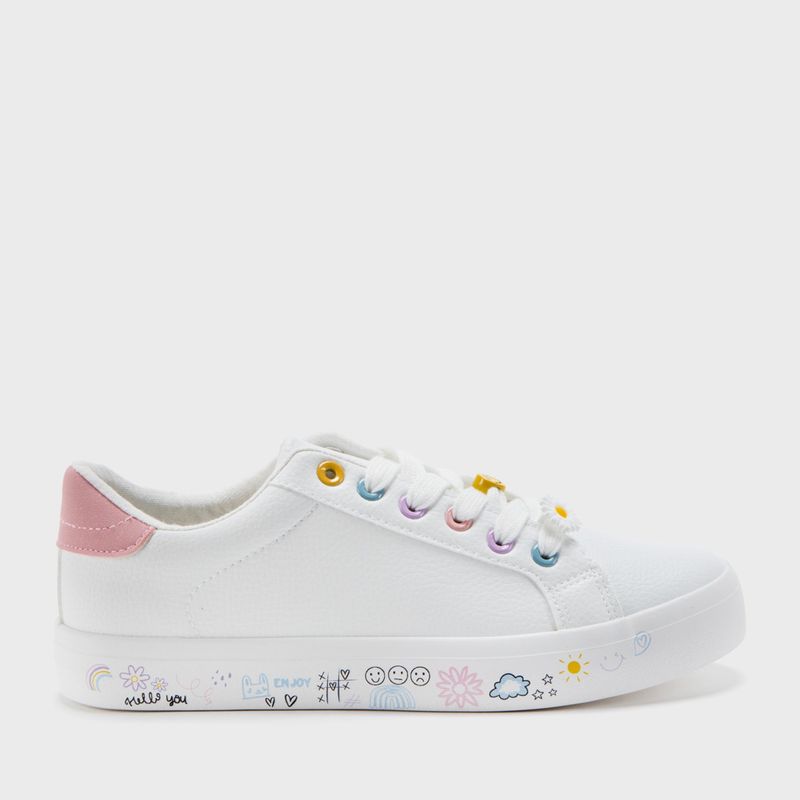 ELEVEN - Zapatillas Urbanas Niña Eleven Sintético Blanco