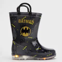 WARNER BROS - Bota de Agua Niño Con Luces Negro (22 a 26)