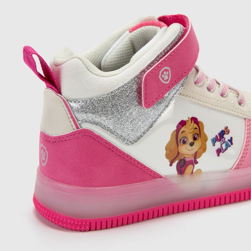 PAW PATROL Zapatilla Urbana Niña Con Luces Rosado (27 A 30) Paw