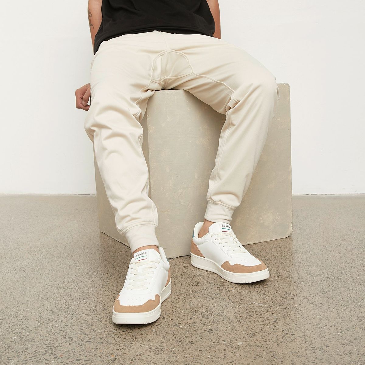 DIADORA - Belio Zapatilla Urbana Blanca Hombre Diadora