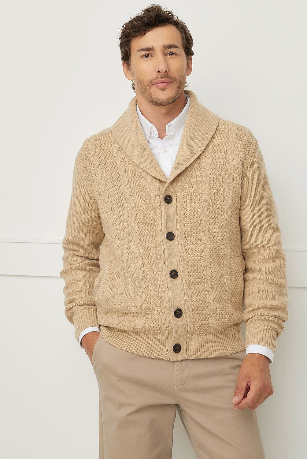 CHRISTIAN LACROIX - Cardigan Cuello Shawll Hombre Christian Lacroix