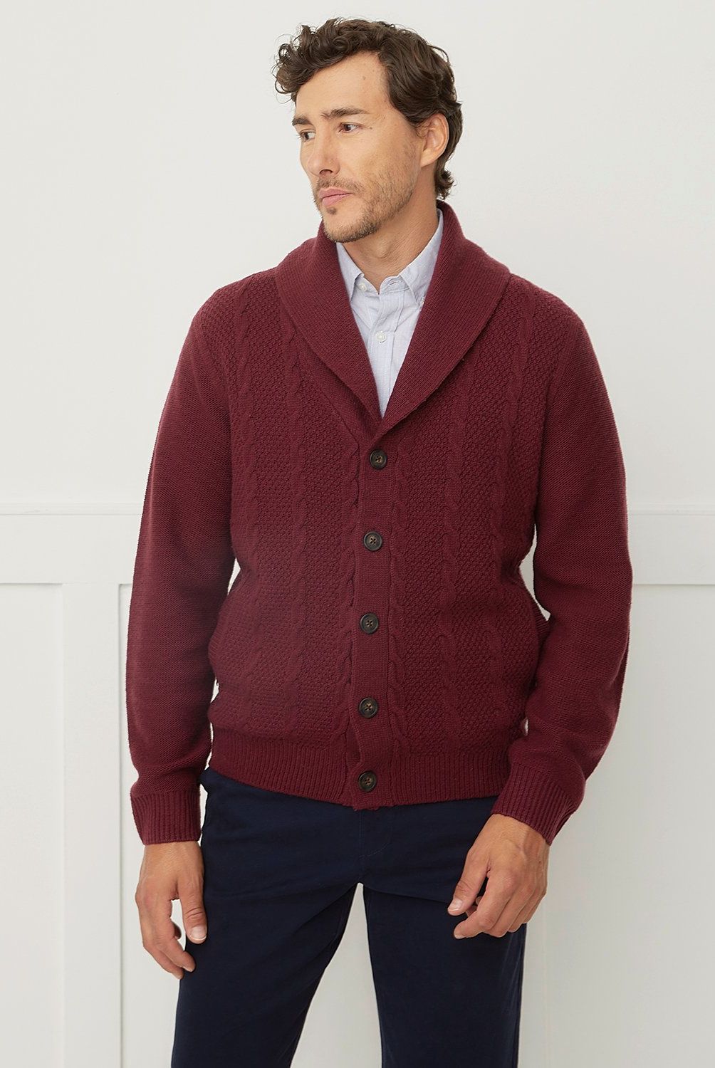 CHRISTIAN LACROIX - Cardigan Cuello Shawll Hombre Christian Lacroix