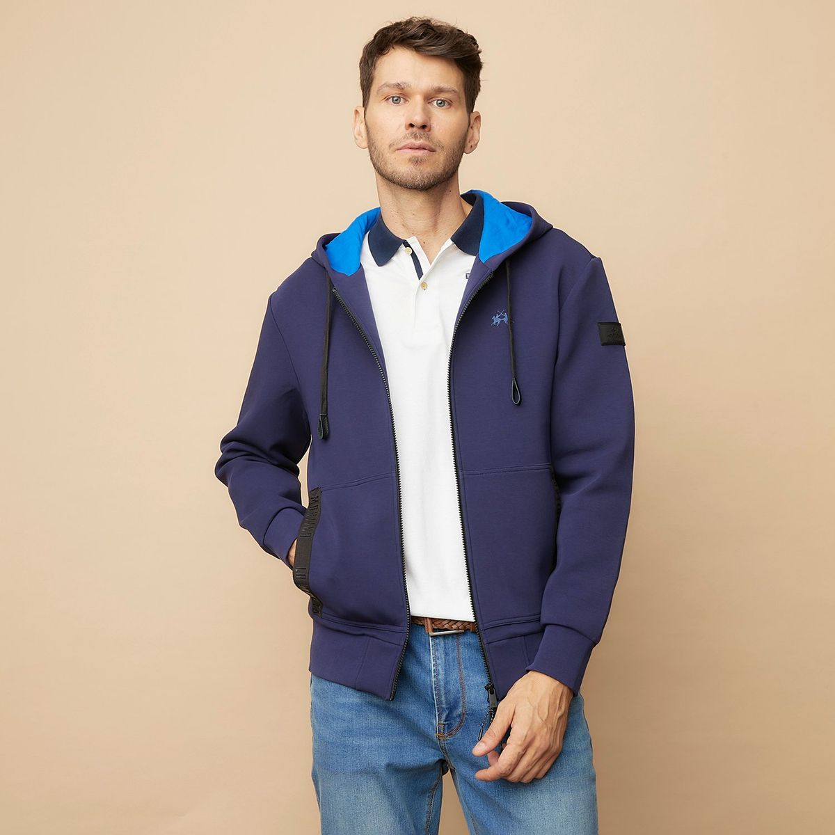 LA MARTINA - Polerón Full Zipper Hombre La Martina