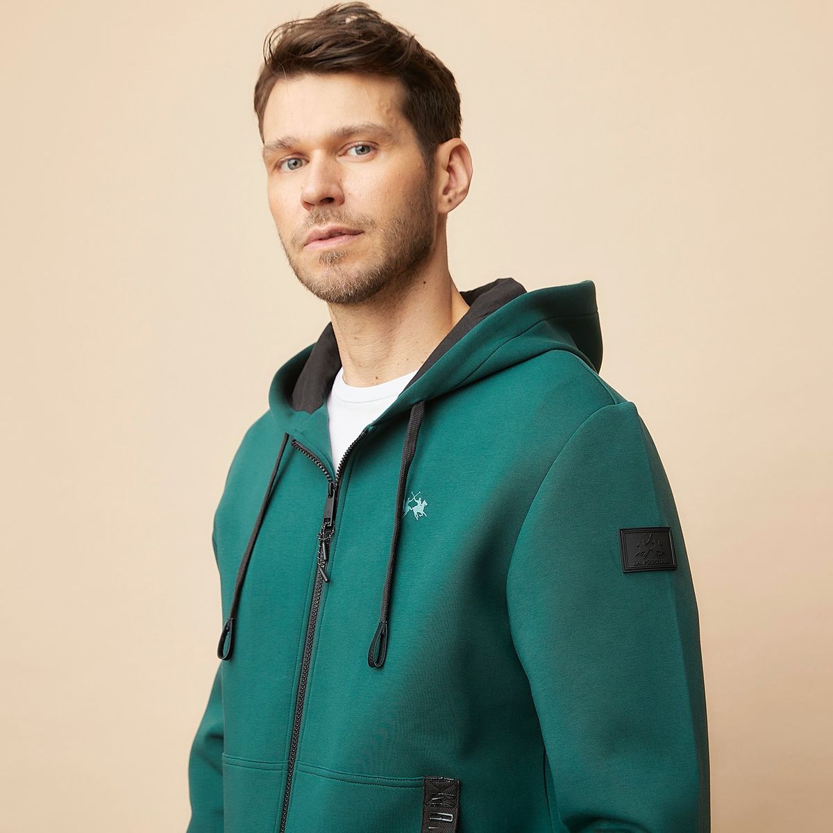 LA MARTINA - Polerón Full Zipper Hombre La Martina