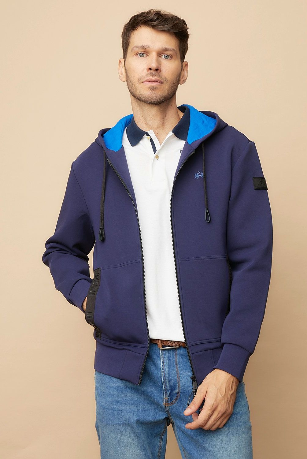 LA MARTINA - Polerón Full Zipper Hombre La Martina
