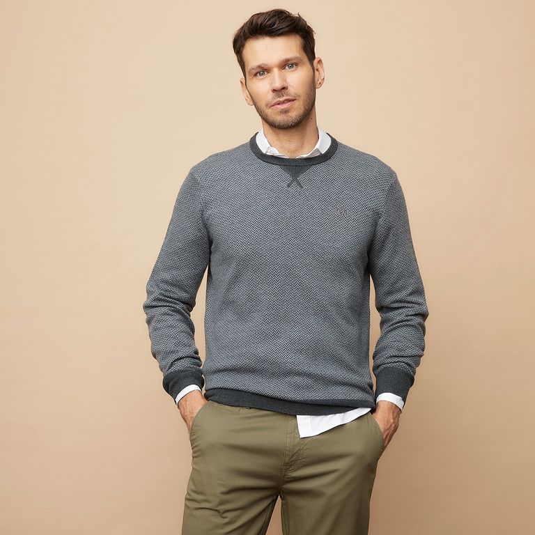La Martina Blu Cotton Men Sweatpant