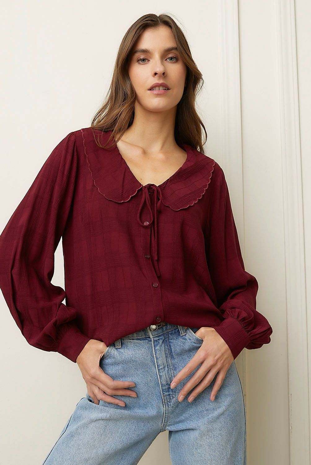 BASEMENT - Blusa Manga Larga Mujer Basement