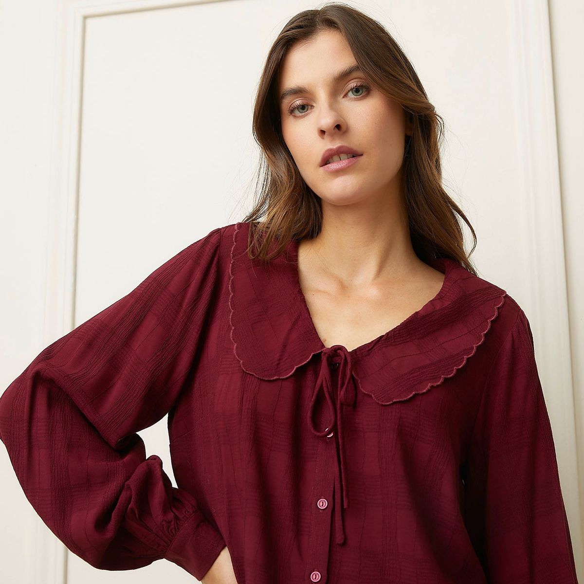 BASEMENT - Blusa Manga Larga Mujer Basement