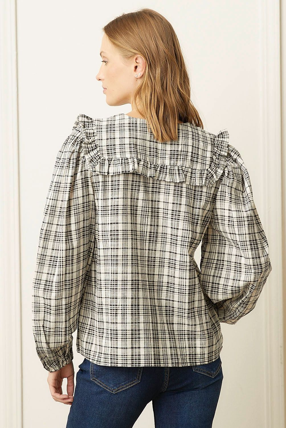 BASEMENT - Blusa Manga Larga Algodón Mujer Basement